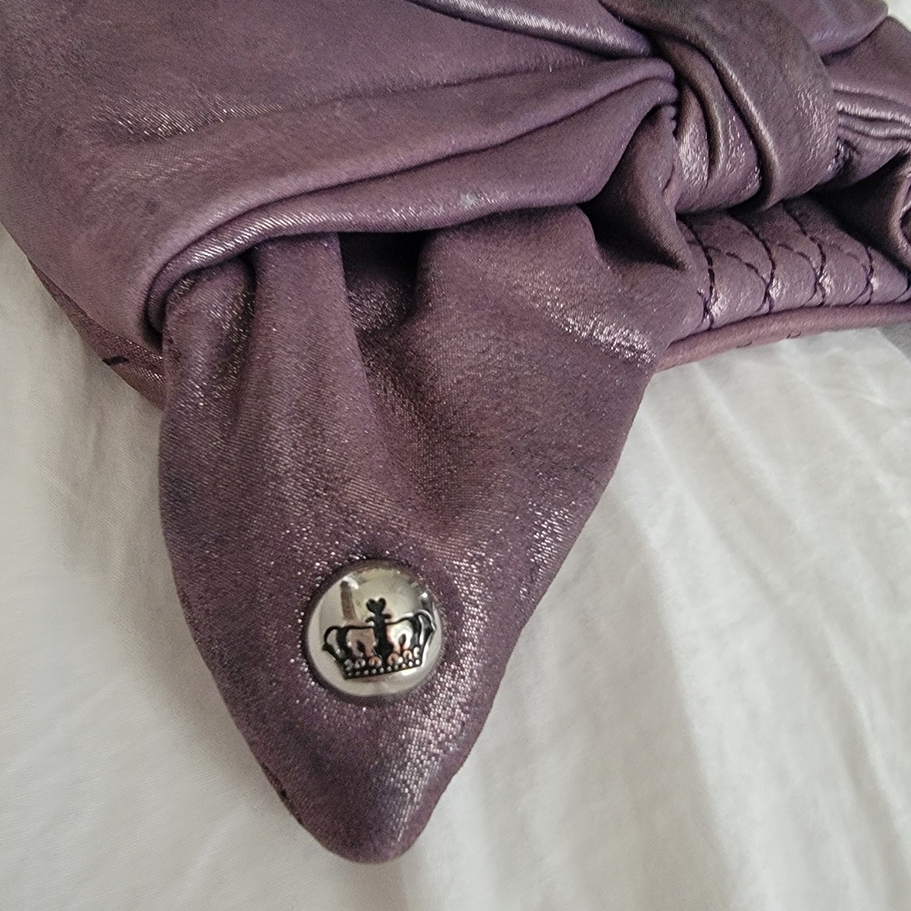 Vintage Juicy Coutire Elegant Purple Bow Women's Bag